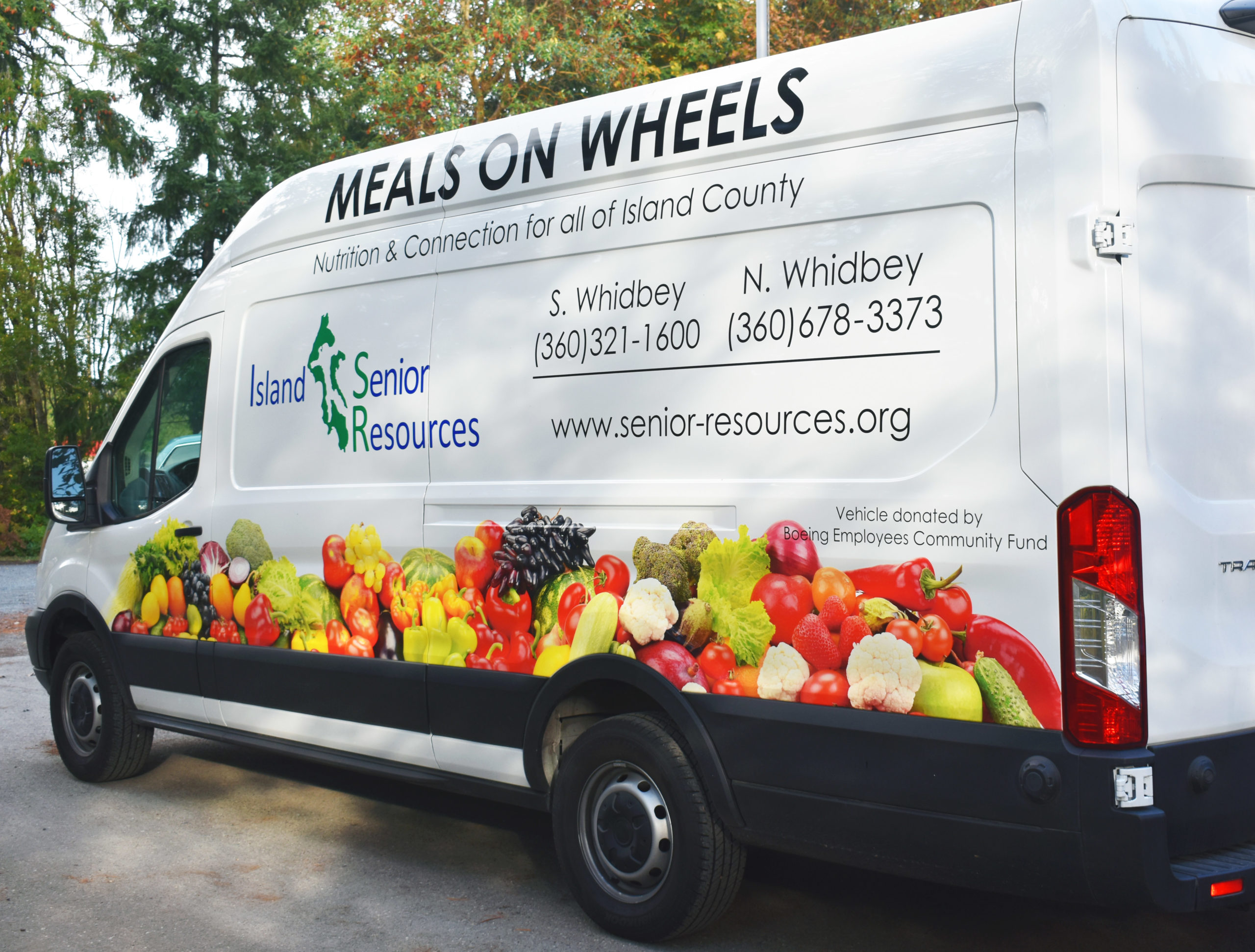 ISR's Meals on Wheels van, funded thanks to a generous donation from Boeing Employee’s Fund