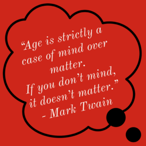 Mark Twain quote "If you don't mind it doesn't matter."