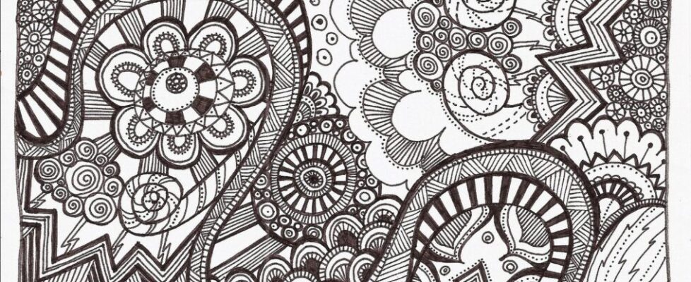 Free Printable Zentangle Coloring Pages For Adults - Free Printable Doodle Patterns