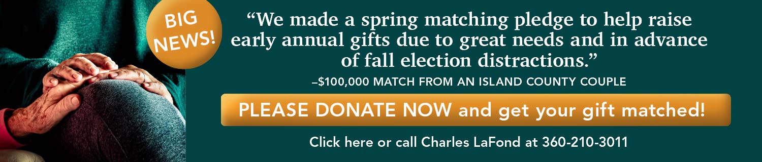 Spring Match. Donate now.