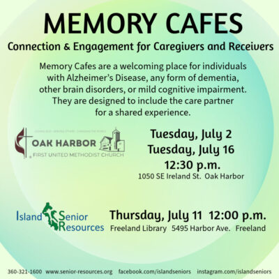 July Memory Cafes